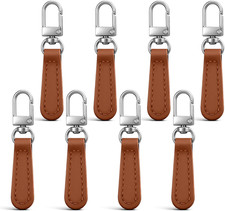 6 PCS Zipper Pulls for Purses, Detachable Leather Zipper Handle Replacement Port