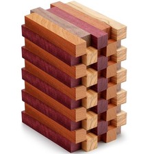 Qilery 50 Pcs Exotic Wood Pen Blanks Turning Supplies DIY Crafts Pen Turning ...