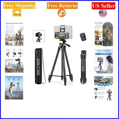 67  Aluminum Tripod for Camera, Phone, Tablet with Remote & Bag, Adjustable