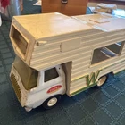 Vintage Tonka MINI WINNEBAGO Camper 6" Plastic + Metal Toy RV Camper Truck