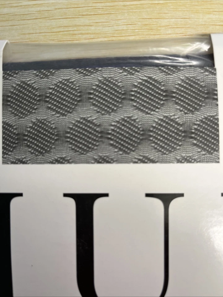 Pantimedias HUE Pointelle Dot Sheer CT para mujer hechas en Italia acero gris talla 2 Foto 2 de 4