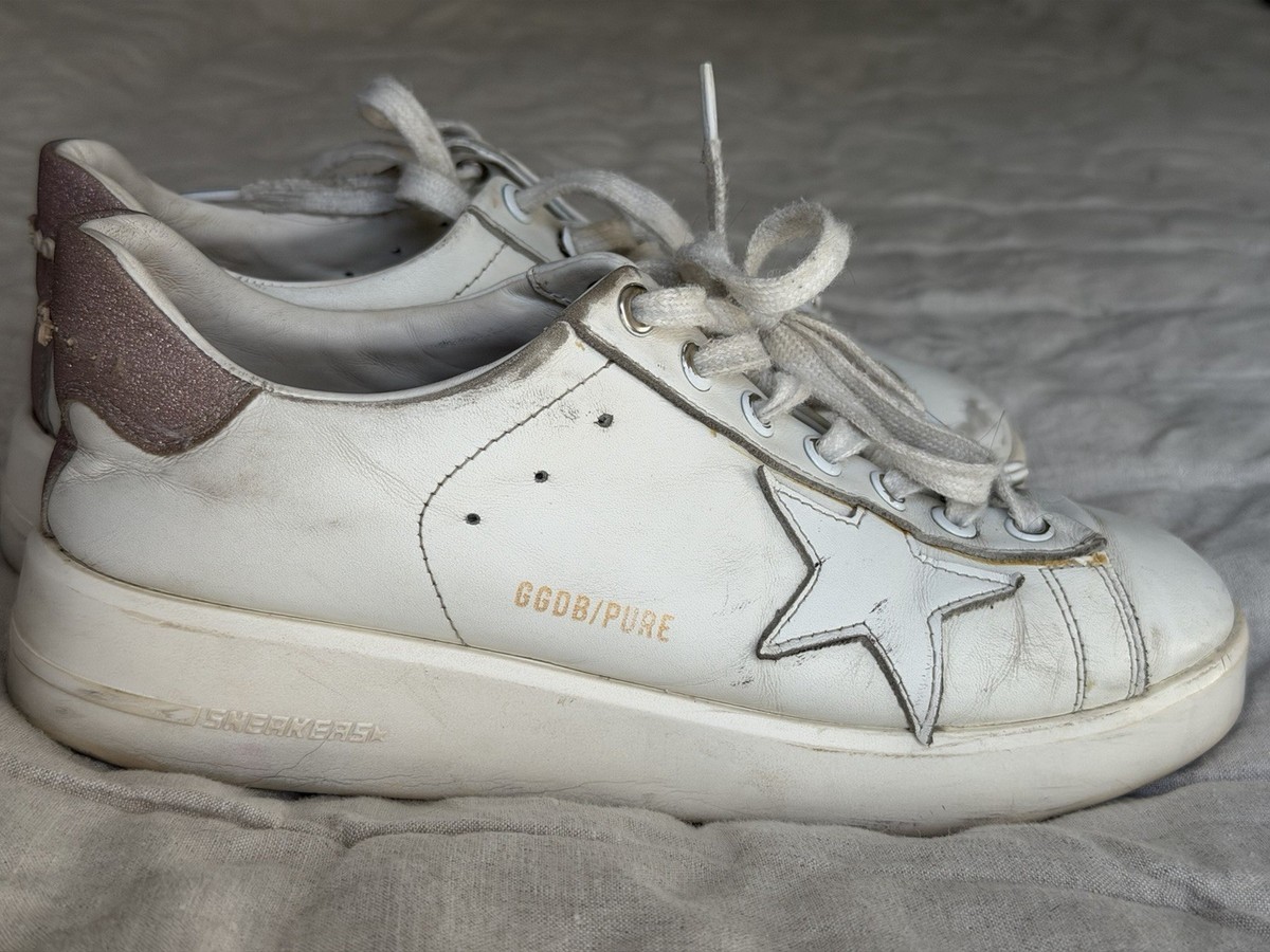 Golden Goose pure star Skateboard Sneakers Size 38 Made ITALY 