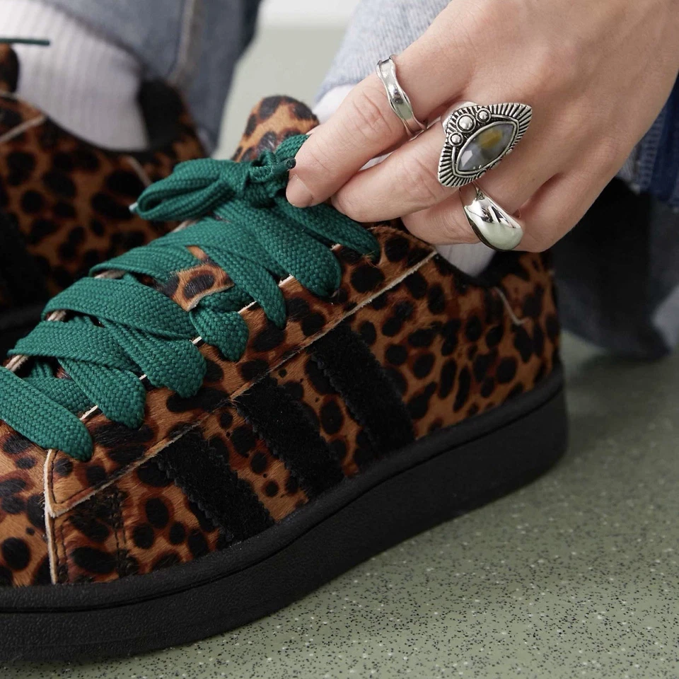 Adidas Originals Campus Women's Athletic Shoe Animal Print Sneaker Footwear #768 - Image 4 of 4