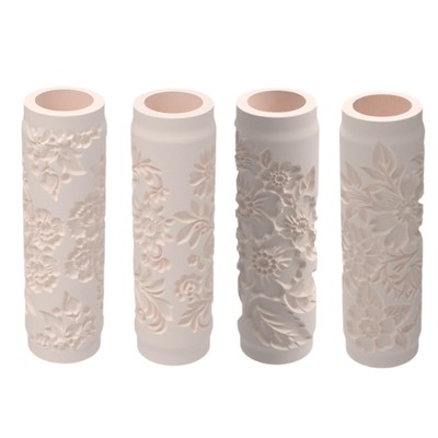 Ton Textur Roller Ton Formwerkzeuge vielseitig modern wiederverwendbar Ohrring Schmuck