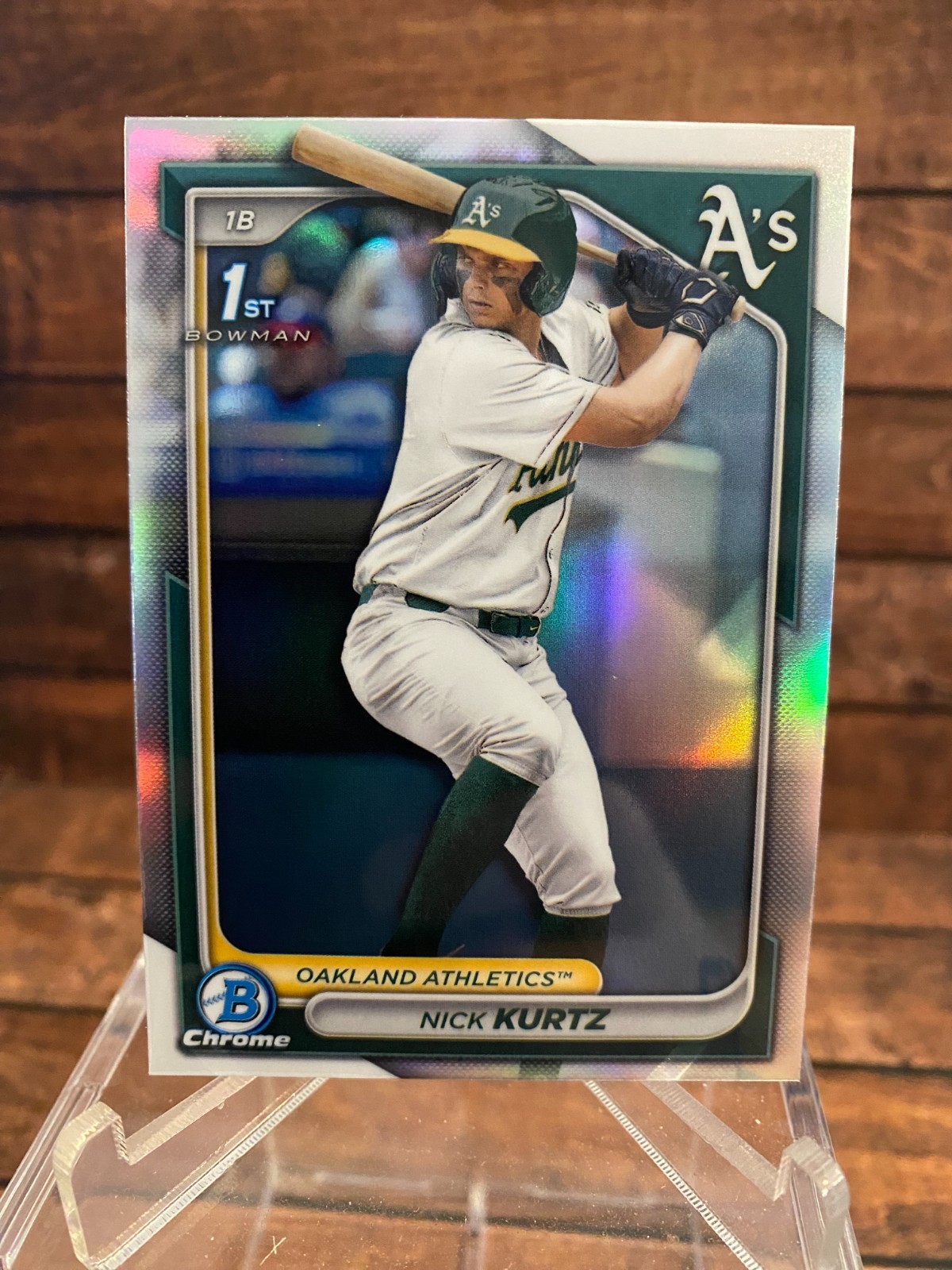 2024 Bowman Draft Chrome Nick Kurtz 1st Bowman Refractor #BDC-56 A's