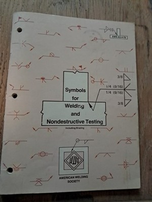 Symbols for Welding and Nondestructive Testing Book American Welding Society AWS
