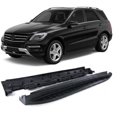 Alu Trittbretter Black Edition Schwarz OE Optik für Mercedes ML W166 2011-2018 Alu Trittbretter Black Edition Schwarz OE Optik für Mercedes ML W166 2011-2018