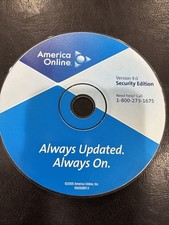 VINTAGE AOL AMERICA ONLINE CD SOFTWARE VERSION 9.0 Security Edition