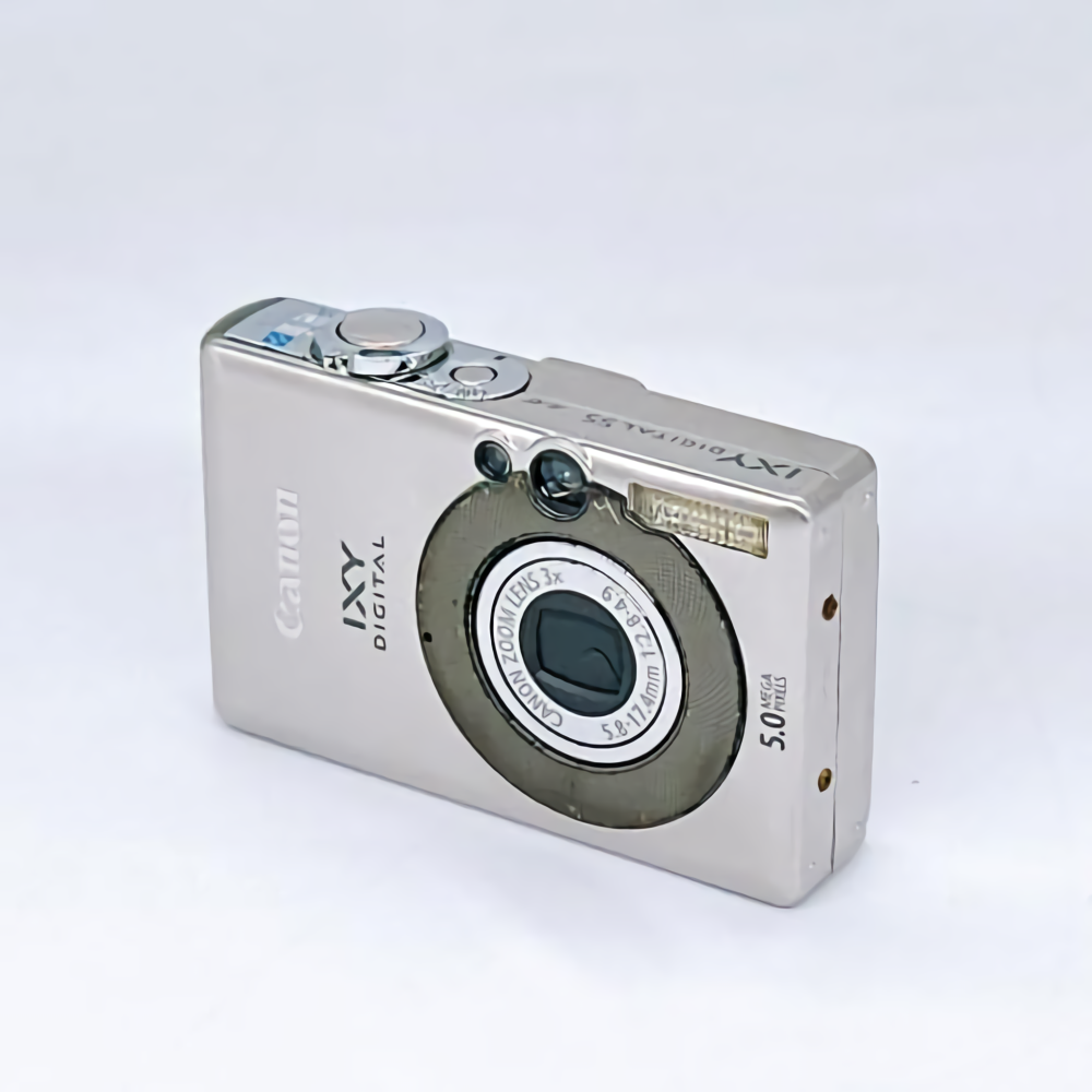 Canon IXY DIGITAL 55 Silver 5.0MP Compact Digital Camera From