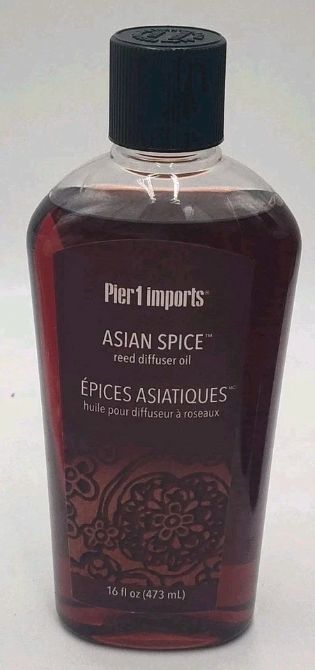 Pier 1 Imports ASIAN SPICE Reed Diffuser Oil Refill 16oz Discontinued - Image 3 of 4