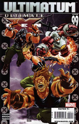 #ad Ultimate X Men #99 VF; Marvel Penultimate Issue Ultimatum w BagBoard $8.98