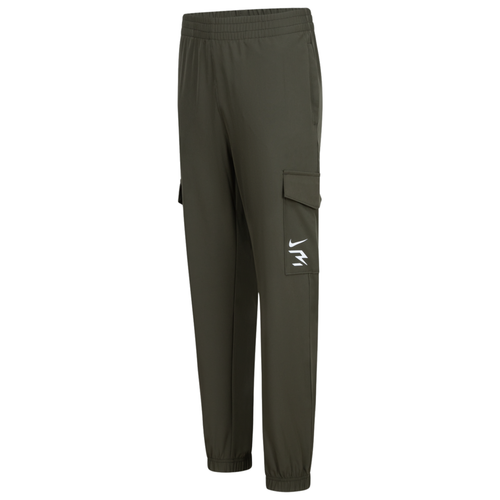 3 Brand Nike Boy’s Cargo Jogger Pants - 9Q0701 - Green - Large - New With Tags