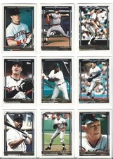 Detroit Tigers 39 card 1992-1994 Topps GOLD parallel lot-all different