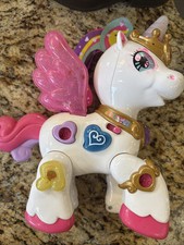 VTech Starshine Bright Lights Unicorn Interactive Learning Toy Complete WORKS