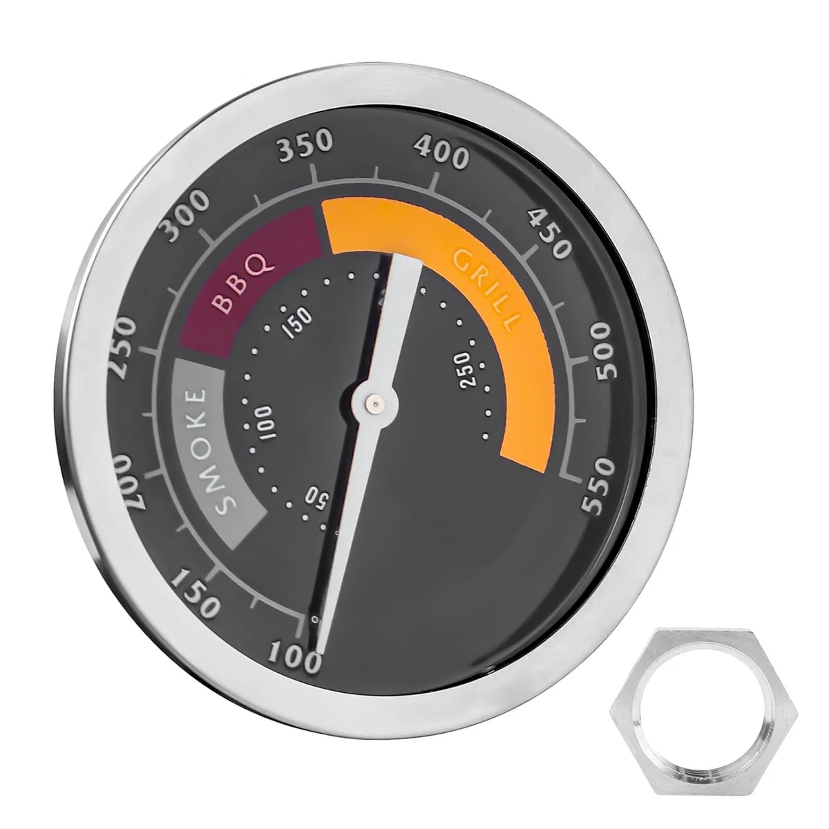 3695528R06 Analog Smoker Temperature Gauge Compatible with Oklahoma
