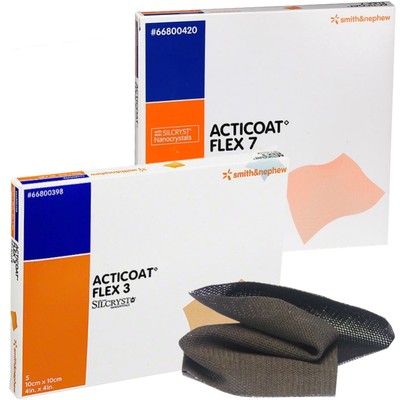 ACTICOAT Flex 3 Silver Dressing 4'' x 4'' # 66800406 ''One Individual Dressing''