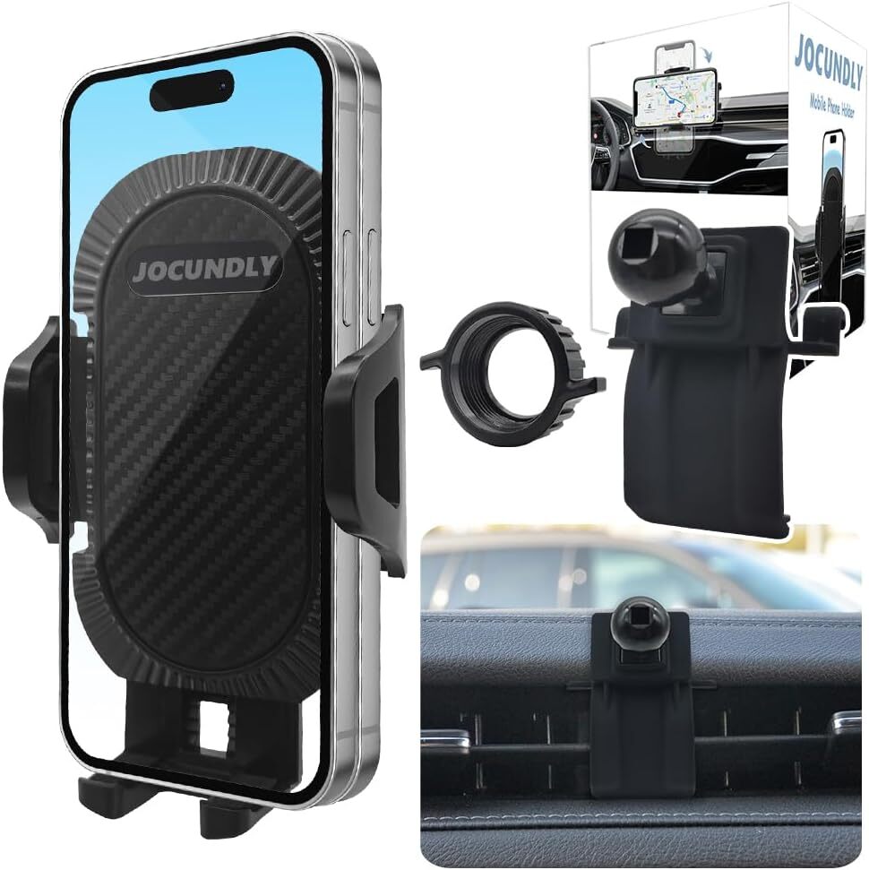 Car Phone Mount 2017 2024 Cadillac XT5 and 2020 2024 XT6 Thick Case Friendly-image