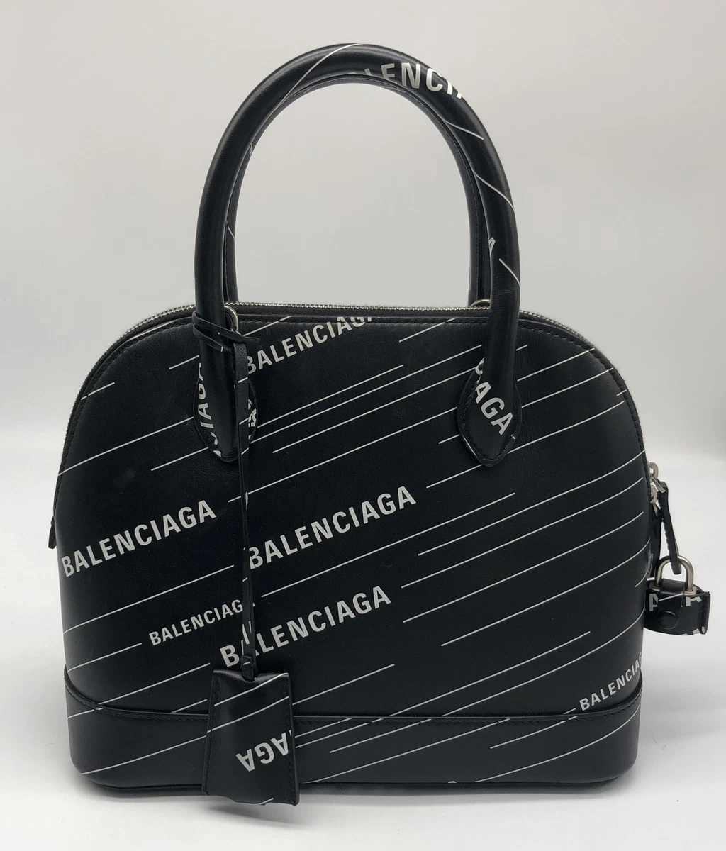 Balenciaga - Authenticated Ville Day Handbag - Leather Black for Women, Never Worn