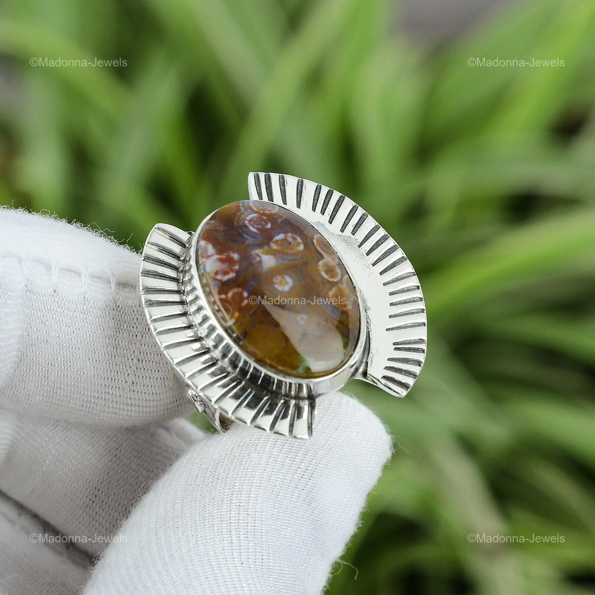 Ocean jasper best sale ring