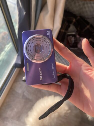 SONY Cyber-shot DSC-W570 16.1 MP Digital Camera 5x Optical Zoom English - Purple - Picture 3 of 9