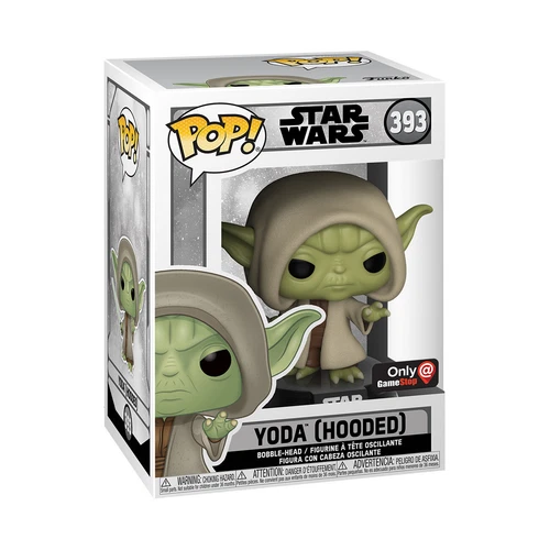Funko Pop! Vinyl: Star Wars - Yoda (Hooded) - GameStop (GS) (Exclusive) #393