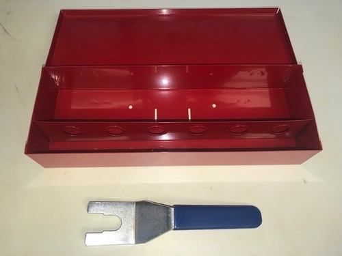 FEUERREGNER 6 KOPF AUFBEWAHRUNGSBOX STEIGVENTIL 20 Stärke Pulverbeschichtet & Schraubenschlüssel - Bild 1 von 10