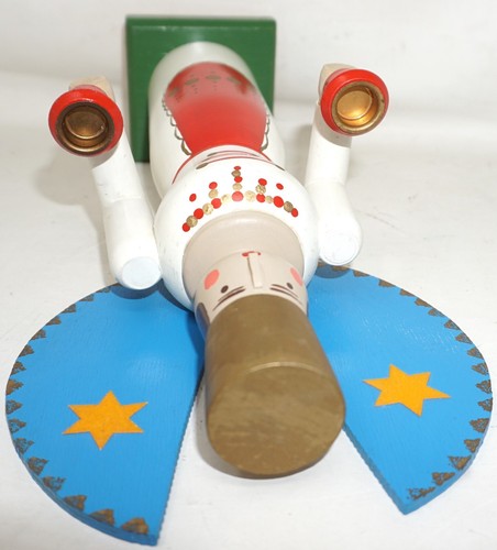 Engel Lichterengel Kerzenleuchter Kerzenhalter Erzgebirge DDR 31 cm - Bild 7 von 8