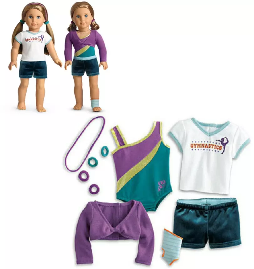 American girl doll mckenna gymnastics set outlet