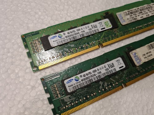 2X Samsung 4 GB 2RX4 PC3L-10600R, DDR3-1333 SERVER MEMORY RAM REGISTERED ECC 8GB - Picture 4 of 4