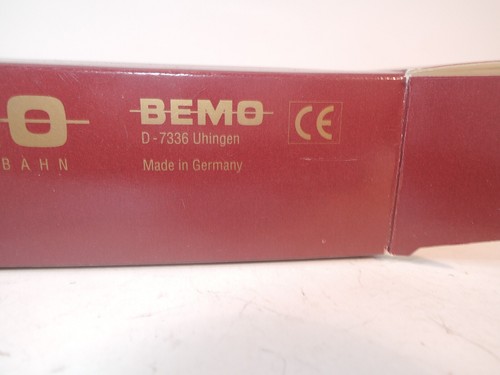 ++ G2184 H0m 12mm BEMO 2283 121 Gedeckter Güterwagen Valentin Pontresina OVP - Picture 7 of 7