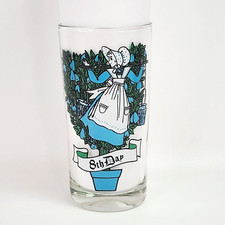 Vintage 12 Days of Christmas Drinking Glass Tumbler - 8th Day- Indiana Glass