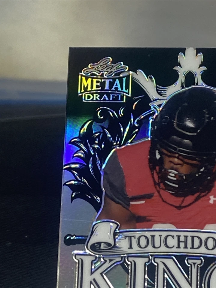Jerome Ford 2022 Leaf Metal Draft - Touchdown Kings Autographs Black #TK-JF1... - Image 3 of 4