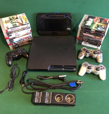 Sony PlayStation PS3 Bundle~14 Games/U-Draw Instant Artist/Charging Dock & More!