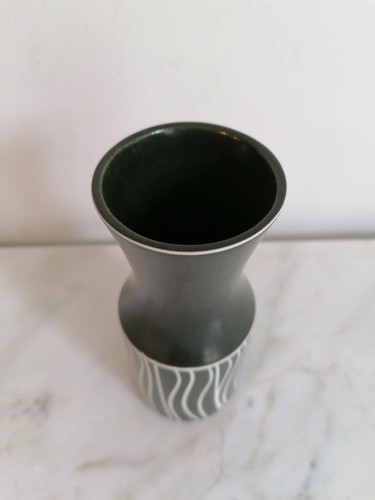 Vintage 1960s Hornsea Dark Green Tanglewood Vase - John Clappison 986 - Picture 3 of 5