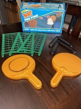 Vintage 1987 Official NERF PING PONG Game! Original Box! #0304 No Ball