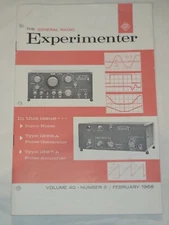 The General Radio Experimenter February 1966 Vol 40 No 2 