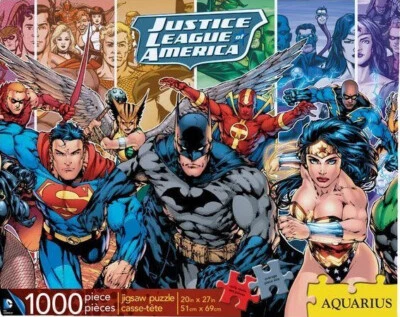 AQUARIUS Puzzle DC Comics JLA Wonder Woman, Batman, Superman - 1000 Teile, ca. 69 x 51 cm