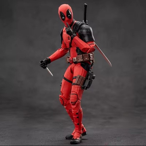 ZD Toys DEADPOOL & WOLVERINE Action Figure Eroi Supereroi MARVEL snodabile 18cm - Foto 4 di 10