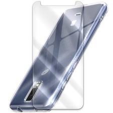 Ultra-Thin Tempered Glass Screen Protector TPU Case for Blu View 3 B140DL phone