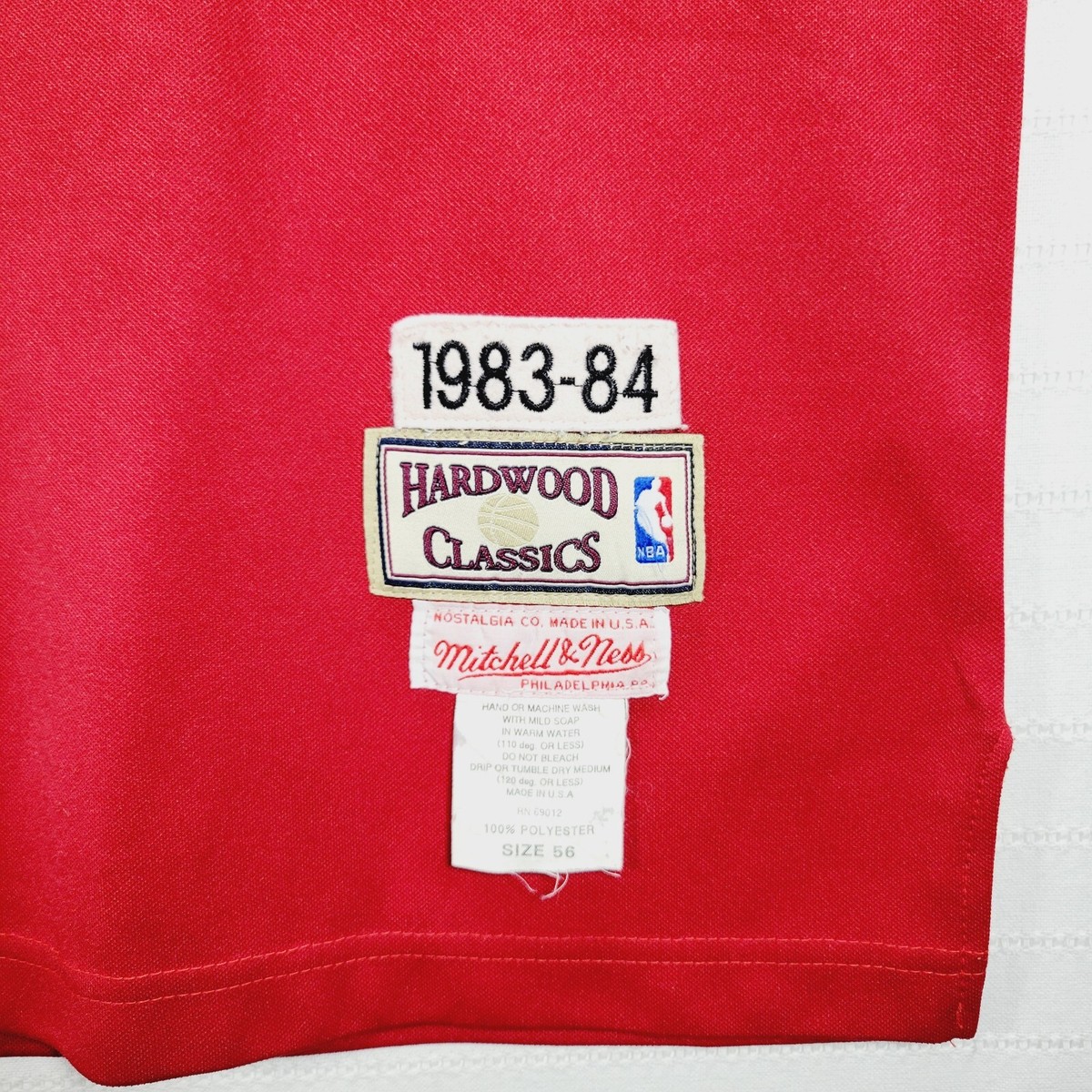 Michael Jordan Chicago Bulls #23 Jersey Mens 56 Red Mitchell Ness