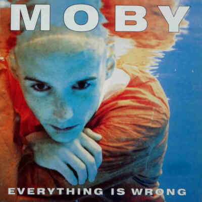 MOBY ''Everything Is Wrong'' New Original 1995 US Promo Only Poster Flat MINT