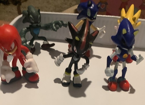 Sonic Anime The Hedgehog Toys - Confezione da 6 Personaggi Sonic -Sonic Toys,Sonic... - Foto 2 di 7