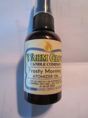 Warm Glow Candle  FROSTY MORNING Atomizer Fragrance Spray Scent Oil  2 oz