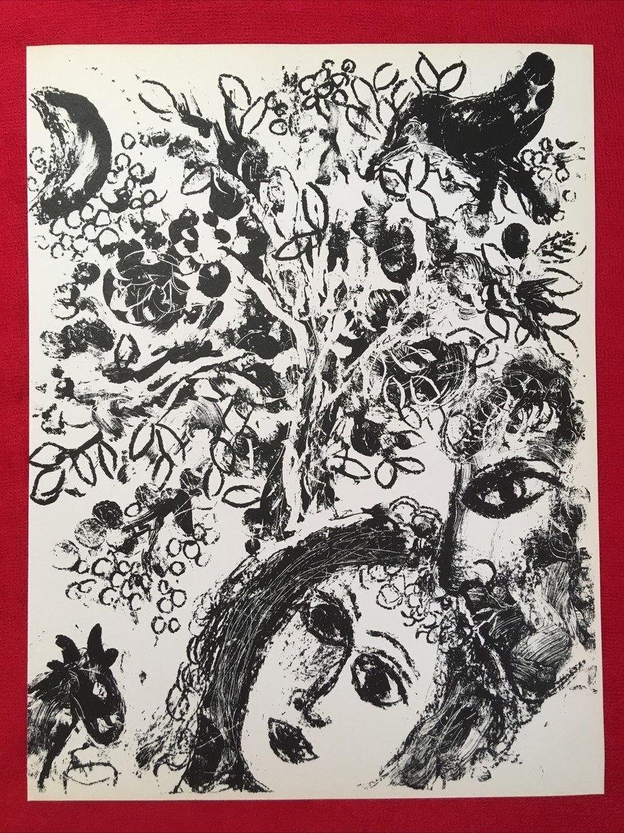 Chagall .iLithograph ケンタルルスと幅と子 Chagall .iLithograph ケンタルルスと幅と子 The Lithographs of