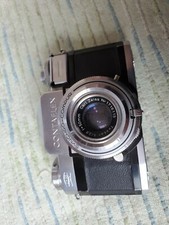 CONTAFLEX Zeiss Ikon Rangefinder 35mm Film Camera Carl Tessar 50mm f2.8 Lens EUC
