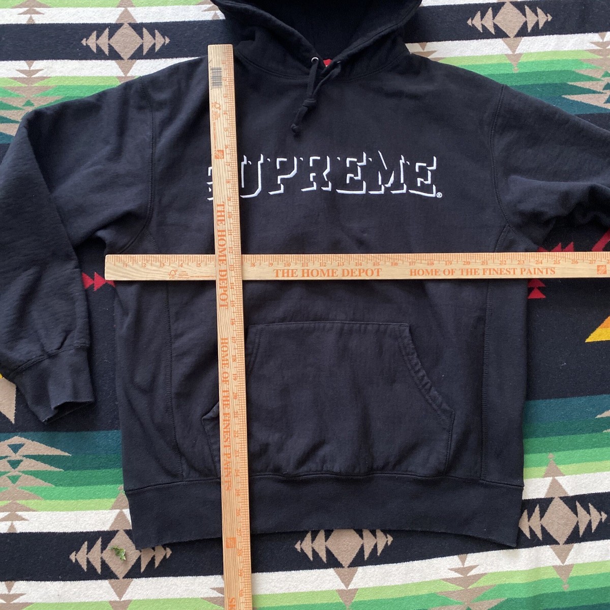 Supreme Drop Shadow Hooded Sweatshirt Black FW20SW76 Men