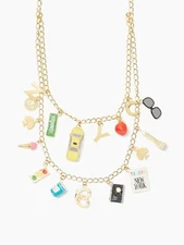 Kate Spade Bright Lights Big City Necklace New York City Charm Necklace NWT