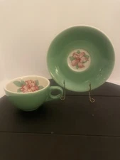 Greenbrier Resort Hotel Dorothy Draper Homer Laughlin Coffee Cup & Saucer