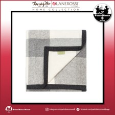 Marzotto Lanerossi Spruce Wool and Alpaca Double Sided Plaid Blanket