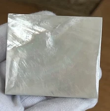 Vtg Sign Marhill 1950s Mother o Pearl Powder Mirror Compact Gold Tone Super Nice